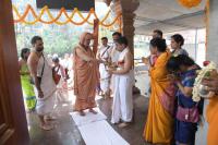 Padaprakshalana - HH Swamiji's visit to Sunkadakatte Shri Vinayaka Temple on 5th Vardhanti of Temple (15 April 2026)